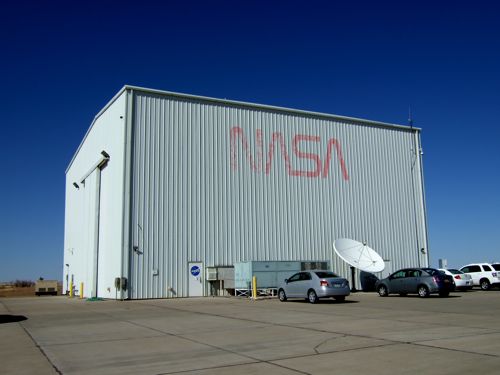 The new CSBF hangar.